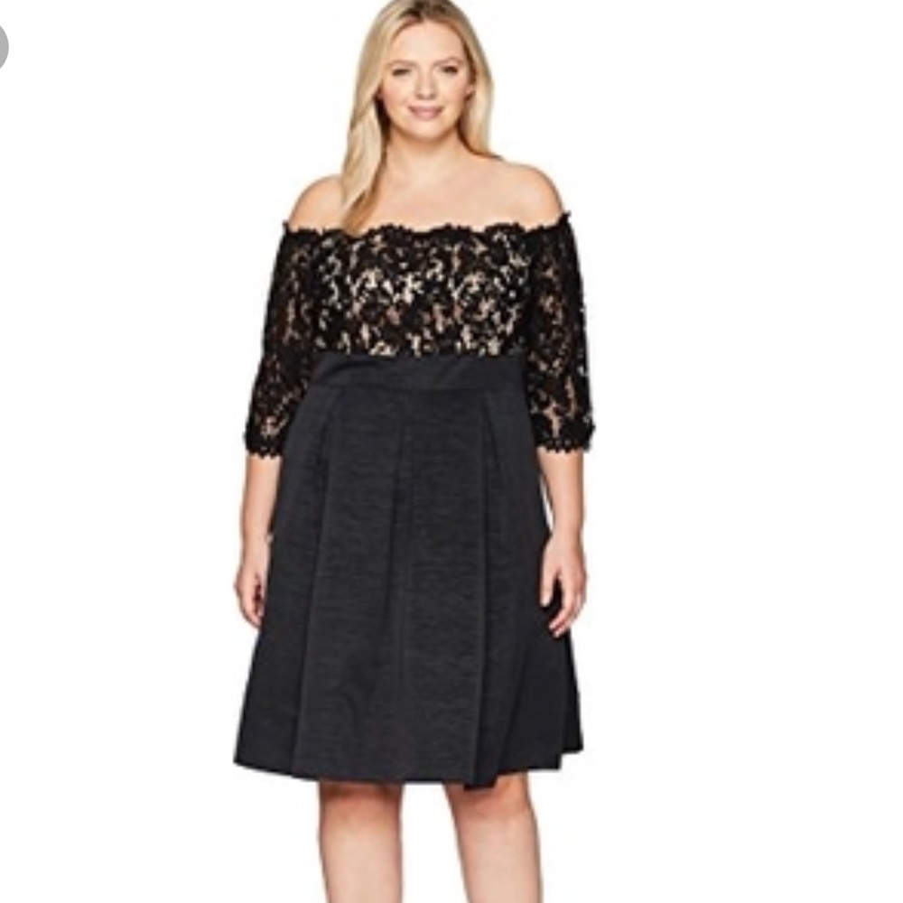 Eliza J Off the Shoulder Lace Dress